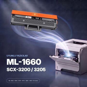 Samsung MLT-D104S Muadil Toner 4'lü Avantaj Paket/ ML-1660 / ML-1665 / ML-1670 / ML-1675