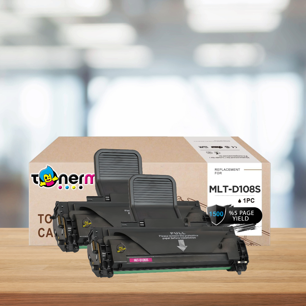 Samsung 108 / MLT-D108S Muadil Toner 2'li Avantaj Paket / ML-1640 / ML-2240 / ML-2241