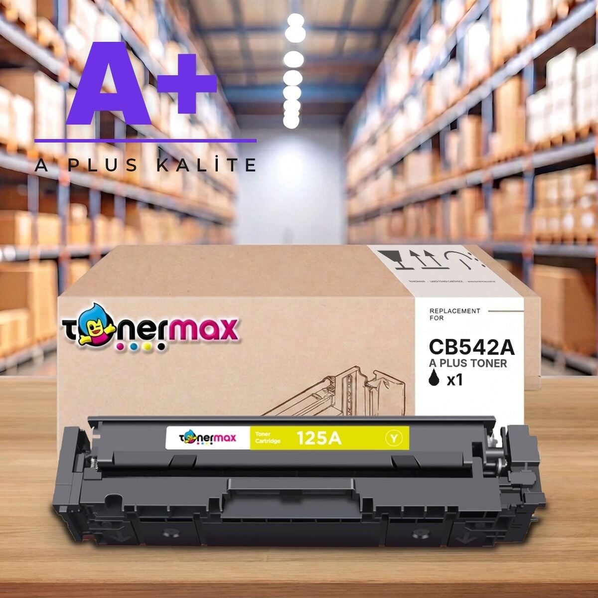TonerMAX® 125A Sarı Muadil Toner — A Plus