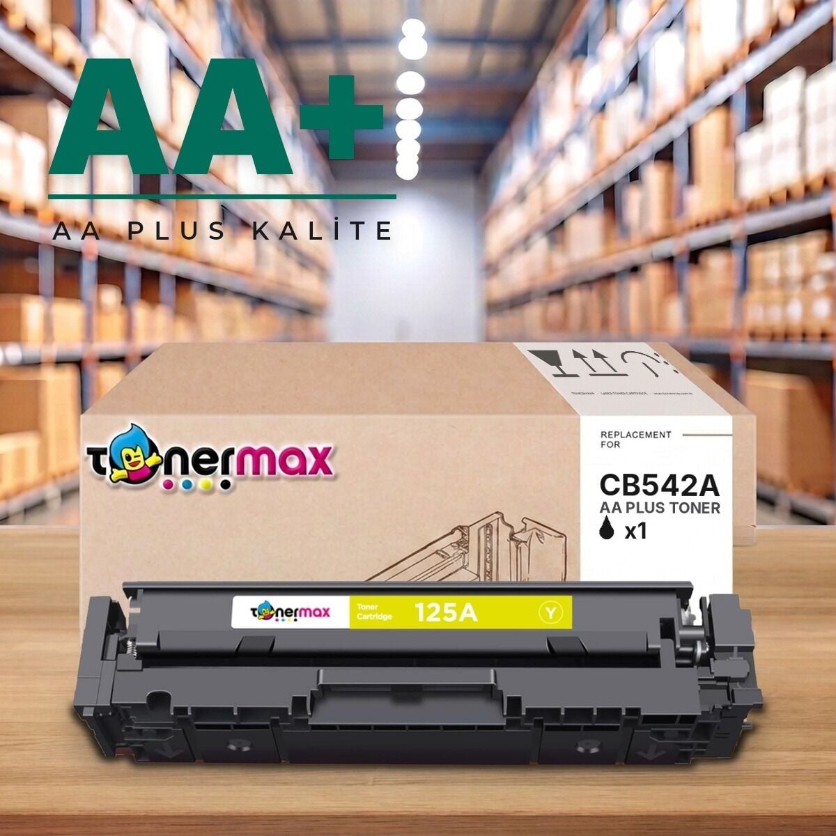 TonerMAX® 125A Sarı Muadil Toner — AA Plus