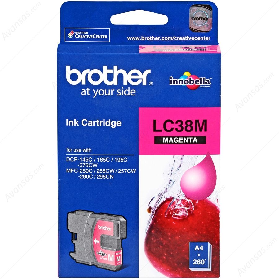 Brother LC-38M Kırmızı Orjinal Kartuş