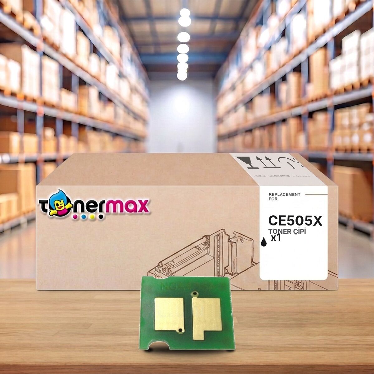 HP CE505X Toner Çipi