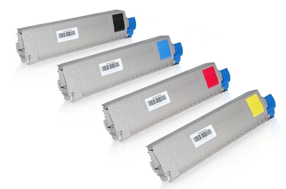 Oki MC851 / MC861 Muadil Toner Set