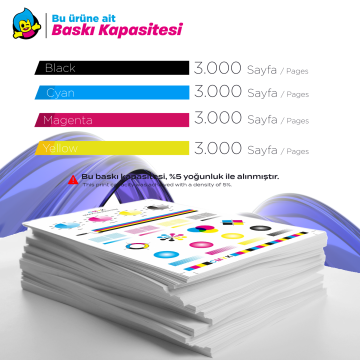 Epson WF-C5390 / WF-C5890 Muadil Kartuş Takım / T11C1 T11C2 T11C4 T11C3