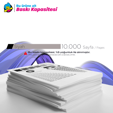Epson T12E1 - C13T12E140 Muadil Kartuş 10K/ WorkForce Pro WF-M5800 / WF-M5899DWF BAM / WF-M5399DW /WF-M5899DWF