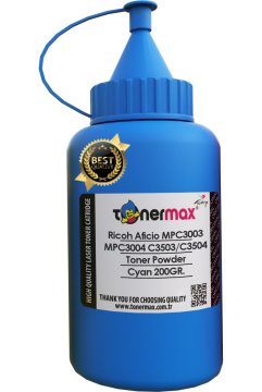 Ricoh Aficio MPC3003 Toner Tozu Mavi/ MPC3004 / MPC3503 / MPC3504