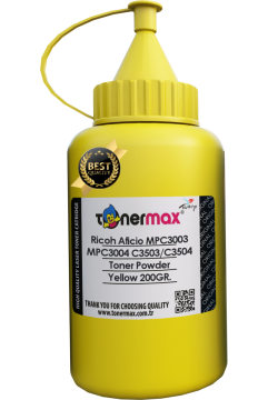 Ricoh Aficio MPC3003 Toner Tozu Sarı/ MPC3004 / MPC3503 / MPC3504