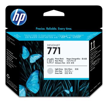 HP 771 CE020A Fotoğraf Siyahı ve Açık Gri Orjinal Desingjet Baskı Kafası