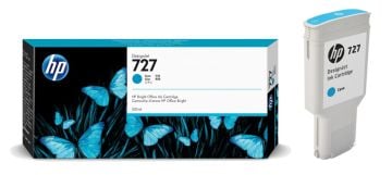 HP 727 F9J76A / T920 / T1500 / T2500 Yüksek Kapasiteli Orjinal Mavi Kartuş
