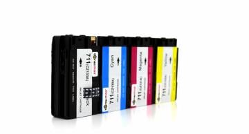 Hp 711XL CZ133A / CZ132A / CZ131A /  CZ130A Muadil Kartuş Set 