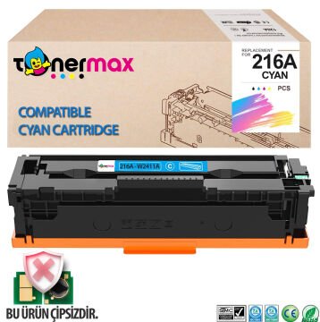 Hp 216A W2411A Mavi Muadil Toner ÇİPSİZ / M155nw / M182n / M183fw
