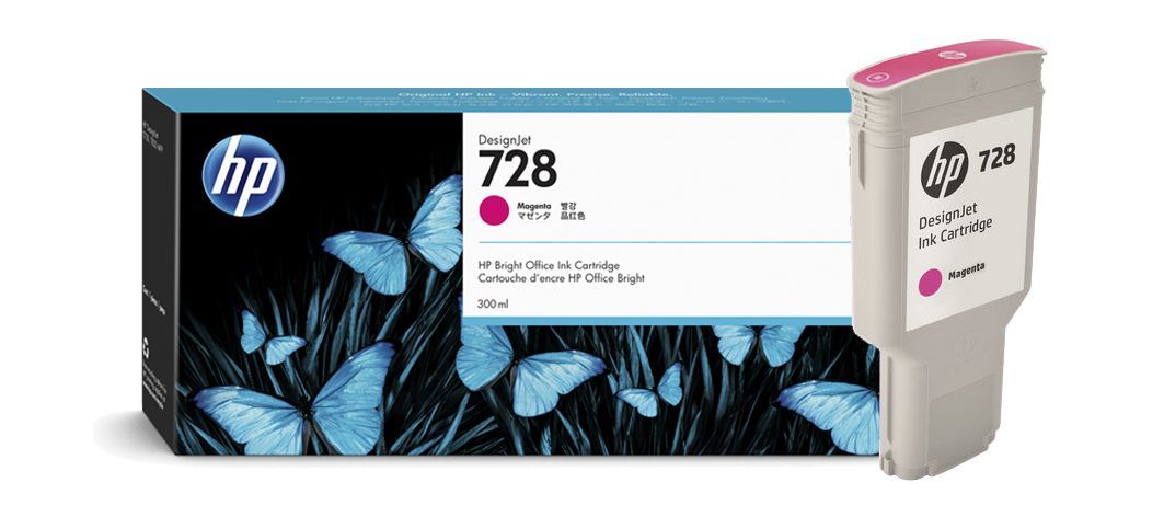 HP 728 F9K16A Orjinal Yüksek Kapasiteli Kırmızı Kartuş