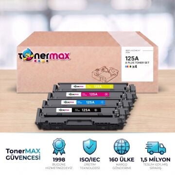 HP 125A Muadil Toner Set - A Plus / CP1215 / CP1515 / CM1312 / CB540A
