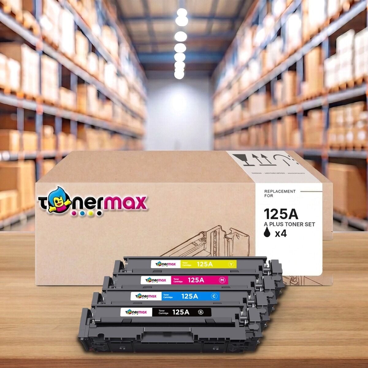 HP 125A CMYK A Plus muadil toner seti