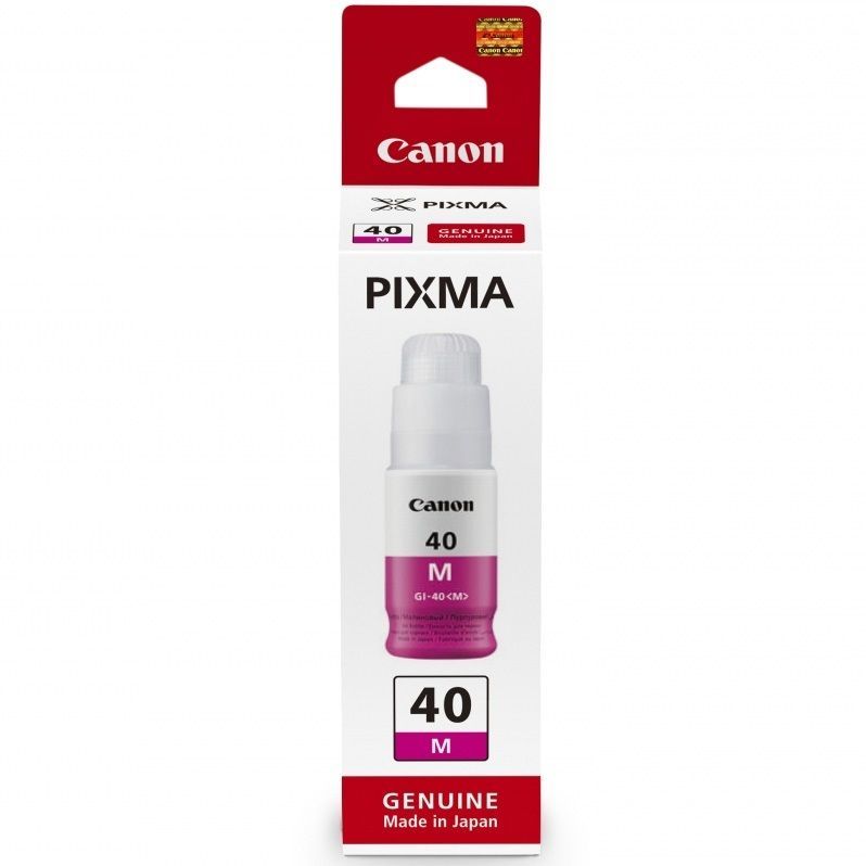 Canon GI-40M 3401C001 / Pixma G5040 / Pixma G6040 Orjinal Kırmızı Mürekkep