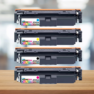 Hp 230A W2300A Muadil Toner Takımı - Çipli / Hp Color LaserJet Pro 4203dn / 4203dw / 4303dw / 4303fdn / 4303fdw