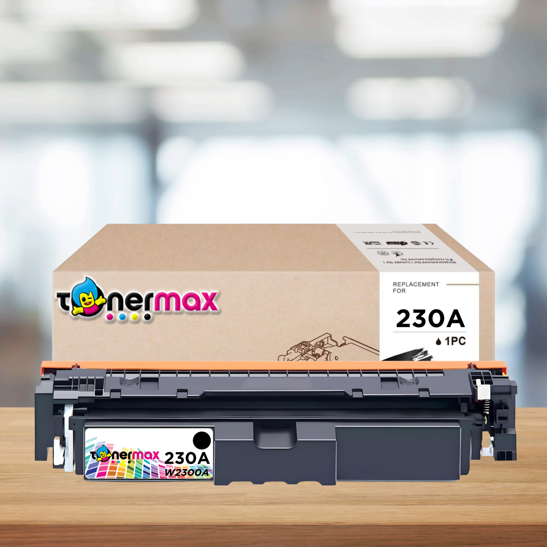 HP 230A W2300A Tonermax Muadil Siyah Toner
