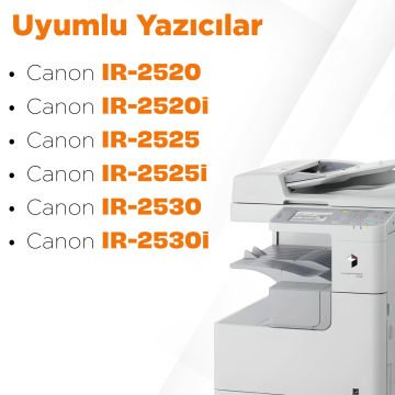 Canon C-EXV33 Toner Tozu 250GR./ IR2520 / IR2520i / IR2525 / IR2525i / IR2530 / IR2530i