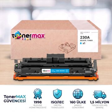 Hp 230A W2301A Muadil Toner Mavi - Çipli / Hp Color LaserJet Pro 4203dn / 4203dw / 4303dw / 4303fdn / 4303fdw