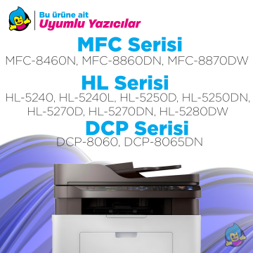 Brother DR-3100 Muadil Drum Ünitesi - A Plus/ DCP-8060 / 8065DN / HL-5240 / 5240L / 5250D 5250DN / 5270D / 5270DN / 5280DW / MFC-8460N / 8860DN / MFC-8870DW