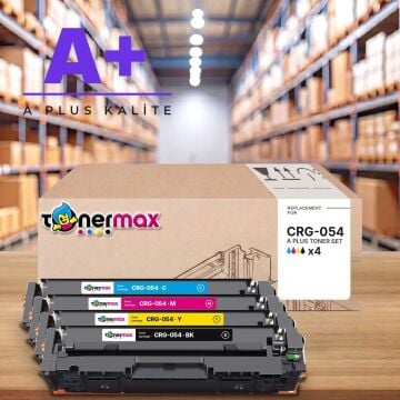 Canon CRG-054 CMYK Muadil Toner Seti A Plus / LBP621Cw / LBP623Cdw / MF641Cw / MF643Cdw / MF645Cx