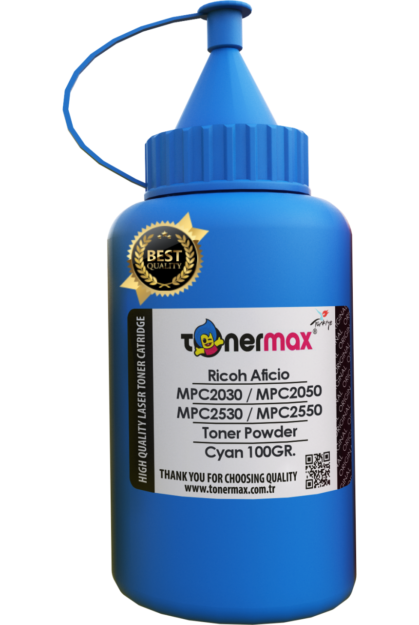 Ricoh Aficio MPC2030 Toner Tozu Mavi/ MPC2050 / MPC2530 / MPC2550