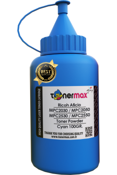 Ricoh Aficio MPC2030 Toner Tozu Mavi/ MPC2050 / MPC2530 / MPC2550