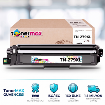 Brother TN-279XL Muadil Toner Siyah- Çipli / DCP-L3560CDW / HL-L3280CDW / MFC- L3760CDW / L8390CDW