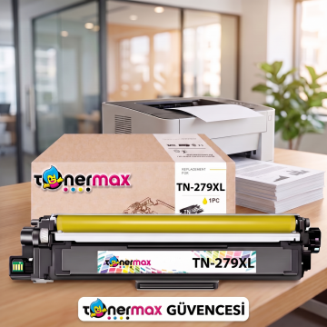 Brother TN-279XL Muadil Toner Sarı- Çipli / DCP-L3560CDW / HL-L3280CDW / MFC-L3760CDW / L8390CDW