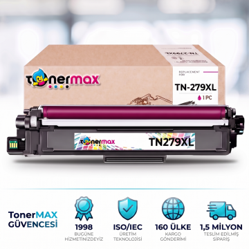 Brother TN-279XL Muadil Toner Kırmızı- Çipli / DCP-L3560CDW / HL-L3280CDW / MFC- L3760CDW / L8390CDW