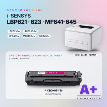 Canon CRG-054 Kırmızı Muadil Toner A Plus / LBP621Cw / LBP623Cdw / MF641Cw / MF643Cdw / MF645Cx