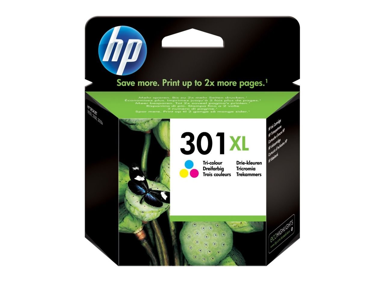 HP 301XL CH564E Yüksek Kapasite Orjinal Renkli Kartuş