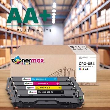 Canon CRG-054 CMYK Muadil Toner Seti AA Plus / LBP621Cw / LBP623Cdw / MF641Cw / MF643Cdw / MF645Cx