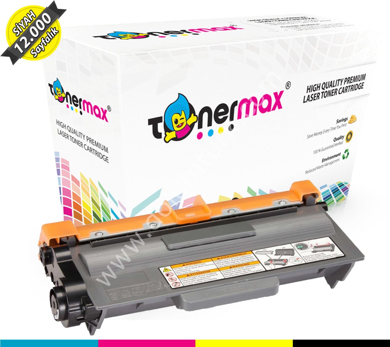 Brother TN-3370 / HL5440 / HL5450 / HL5470 / HL6180 / DCP8110 / DCP8250 / MFC8510 / MFC8520 / MFC8920 / MFC8950 Muadil Toneri