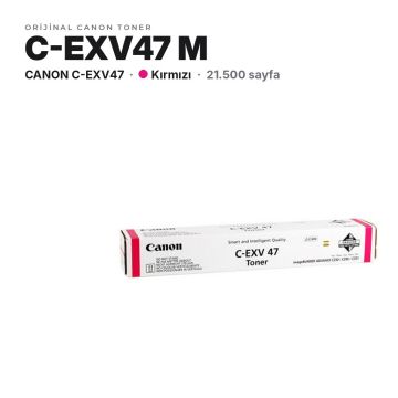 Canon C-EXV47 / iR-ADV C250 / C255 / C350 / C351 / C355 Kırmızı Orjinal Toner
