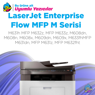 Hp 37X / CF237X / Enterprise M608 / M609 Çipsiz Muadil Toner - Eco