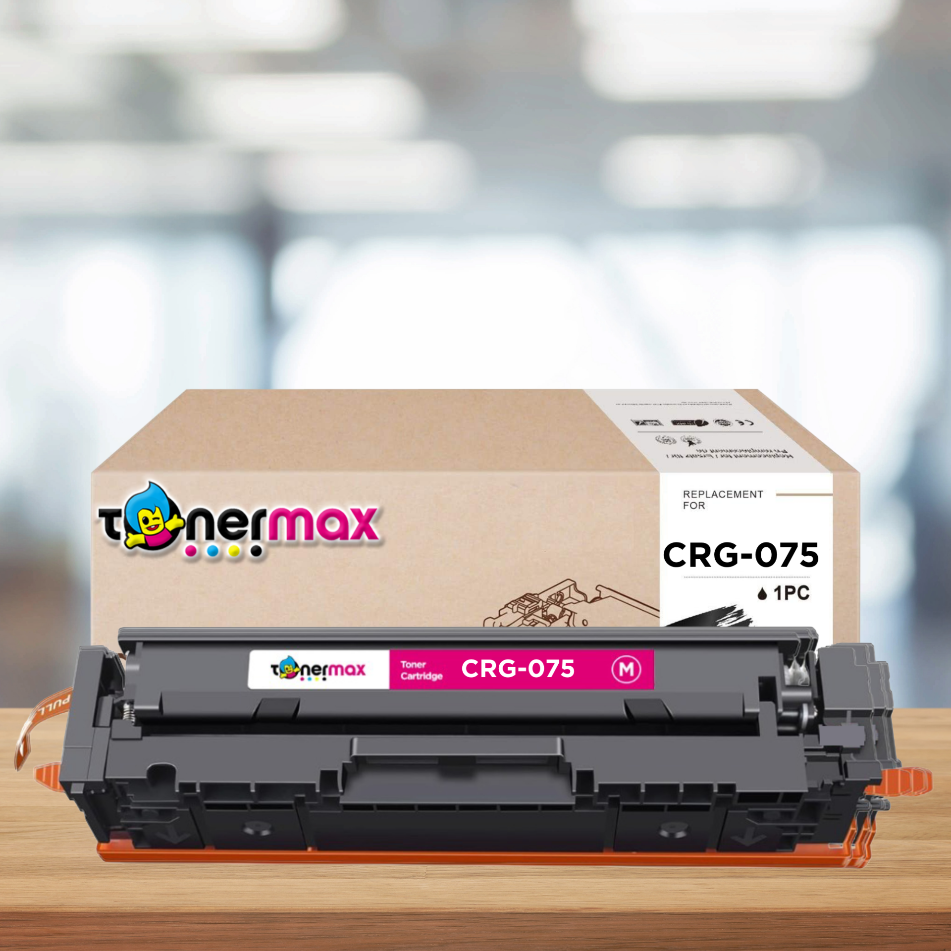 Canon CRG-075 Muadil Toner Kırmızı / İmageCLASS MF665Cdw / MF662Cdw / LBP647Cdw / LBP646Cdw / MF663Cdw / i-SENSYS MF 664Cdw-Çipsiz