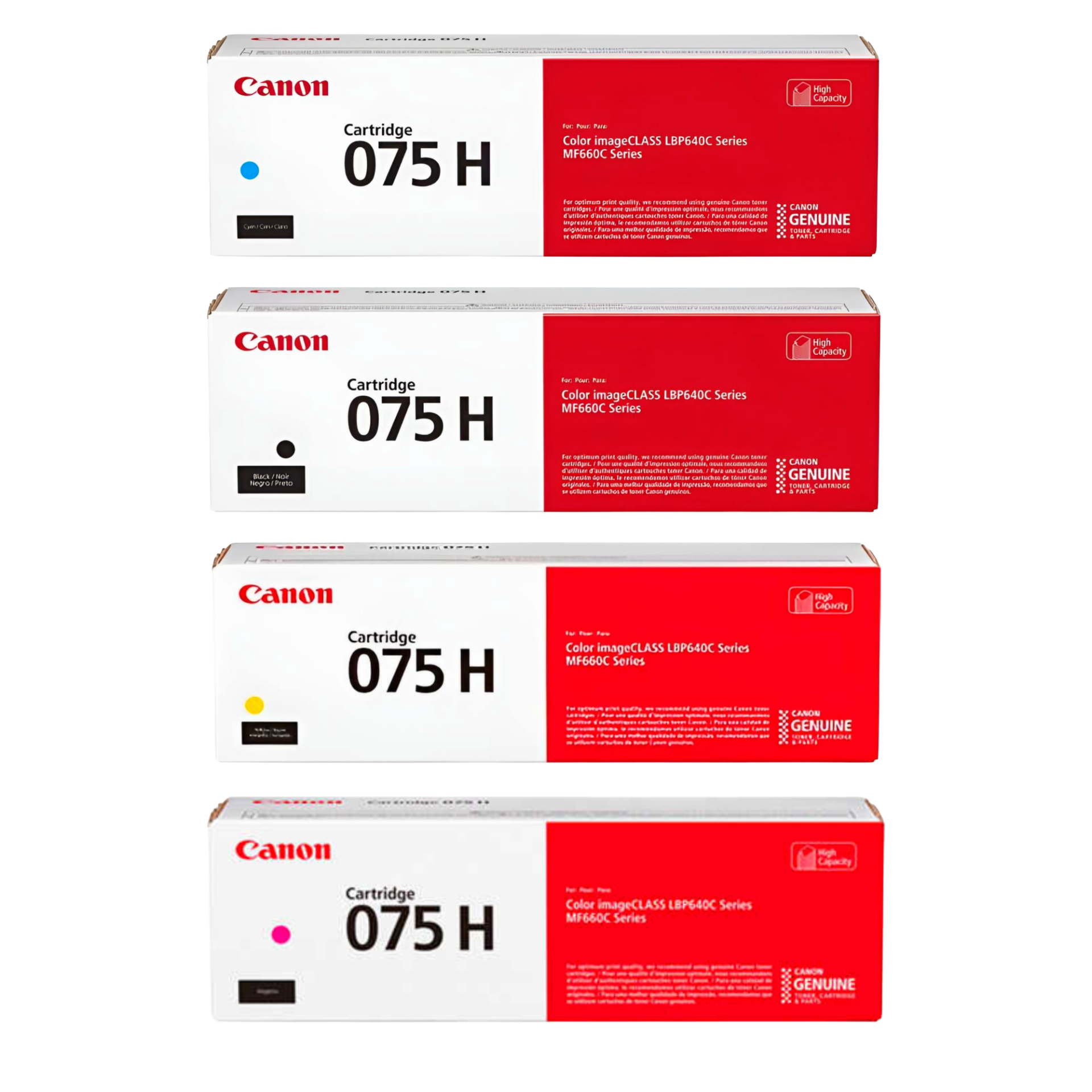 Canon CRG-075H Orijinal Toner Seti