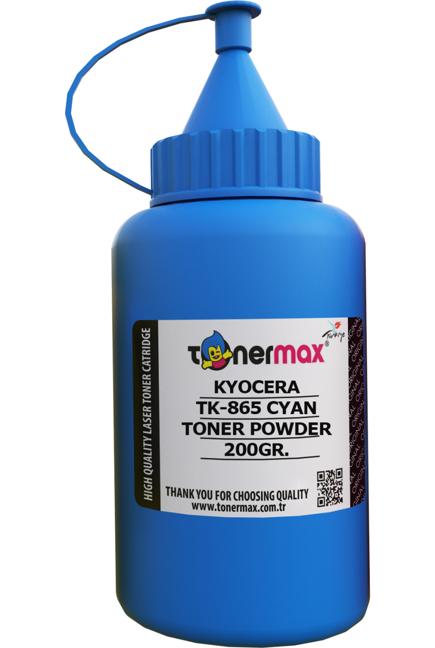 Kyocera Mita TK-865 / TASKalfa 250ci / 300ci Mavi Toner Tozu