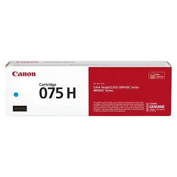 Canon CRG-075H Orijinal Toner Mavi/ İmageCLASS MF665Cdw / MF662Cdw / LBP647Cdw / LBP646Cdw / MF663Cdw / i-SENSYS MF 664Cdw