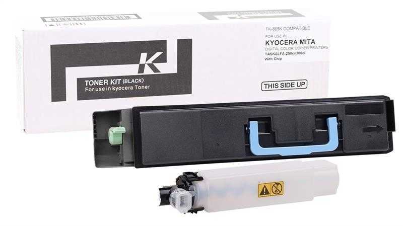 Kyocera Mita TK-865 / TASKalfa 250ci / 300ci Siyah Muadil Toneri