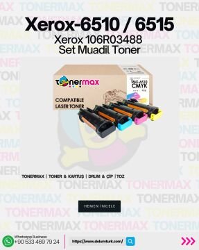 Xerox Phaser 6510 Set Muadil Toner/ WorkCentre 6515