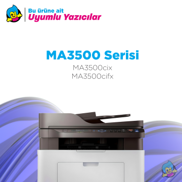 Kyocera TK-5370C Muadil Toner Mavi – ECOSYS MA3500cix, MA3500cifx, PA3500cx Yazıcılarla Uyumlu, Çipli