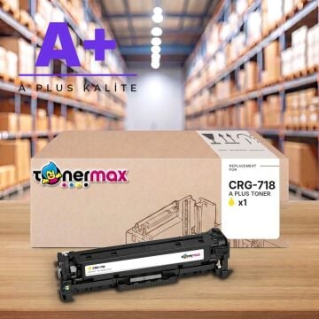 Canon CRG-718 Sarı Muadil Toner A Plus / LBP7200Cdn / LBP7210Cdn / LBP7660Cdn / LBP7680Cx / MF724Cdw / MF728Cdw / MF729Cx / MF8330Cdn / MF8340Cdn / MF8350Cdn / MF8360Cdn / MF8380Cdw / MF8540Cdn / MF8550Cdn / MF8580Cdw
