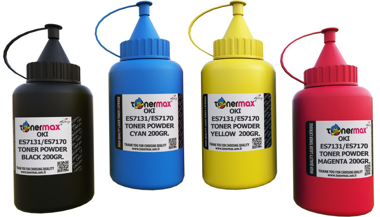 Oki ES7131 / ES7170 / ES7180 Toner Tozu Seti