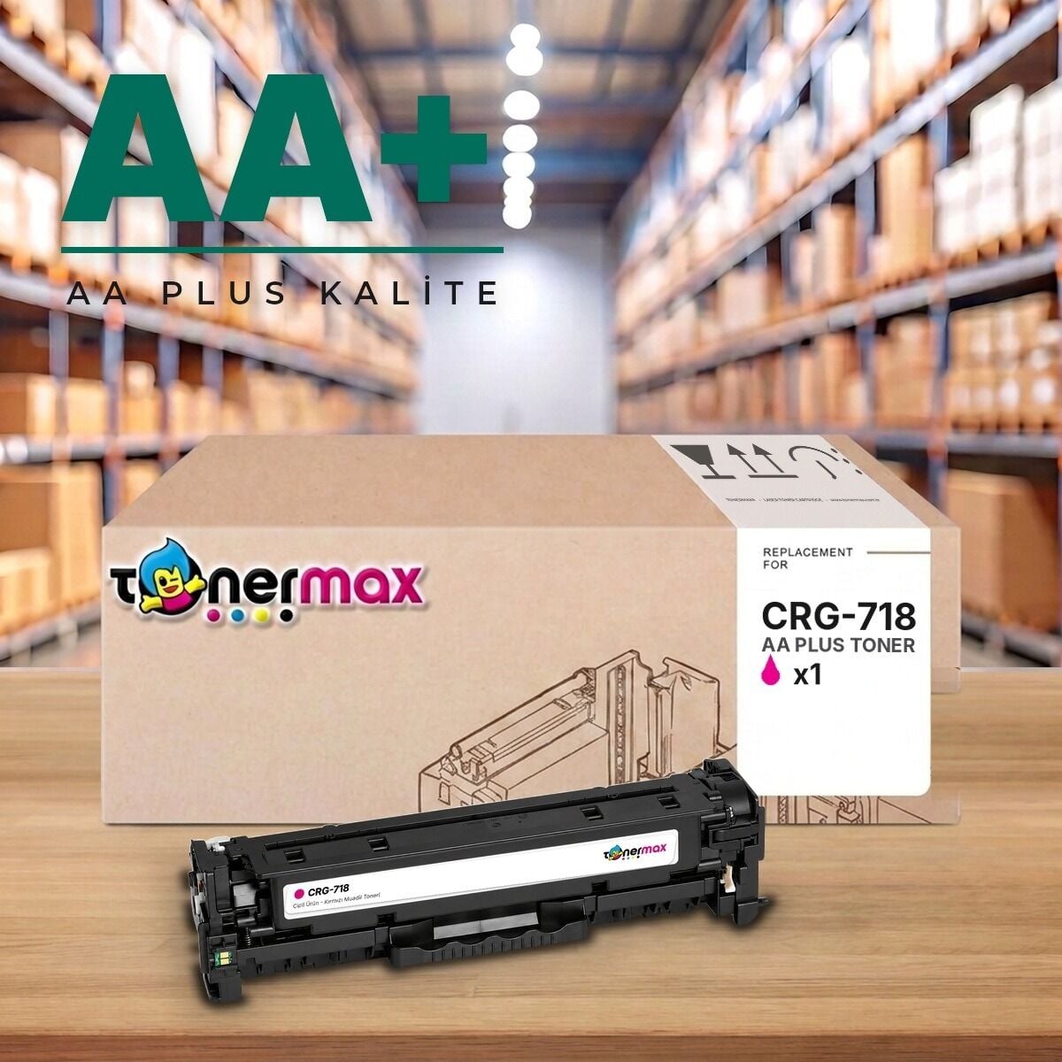 TonerMAX® CRG-718 Kırmızı Muadil Toner — AA Plus