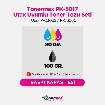 Utax PK-5017 Toner Tozu Set / Utax P-C3062 / P-C3066