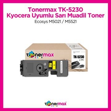 Kyocera TK-5230 Muadil Toner Sarı / Ecosys M5021 / M5521