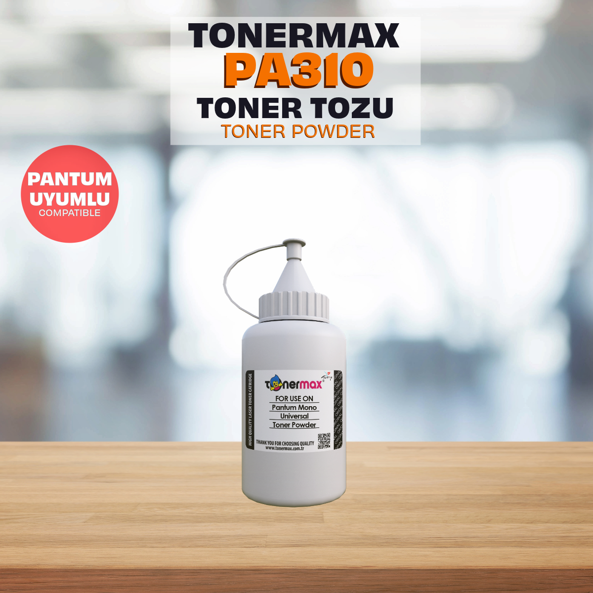 Pantum PA310/ PA310X Toner Tozu 1000GR / P3100DN / P3255DN / P3500DN / P3500DW