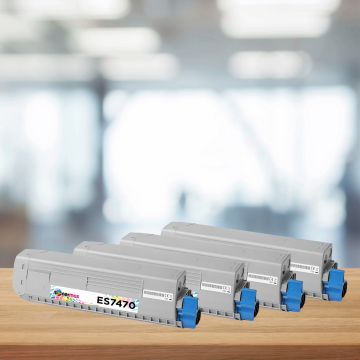 Oki ES7470 / ES7480 Muadil Toner Set